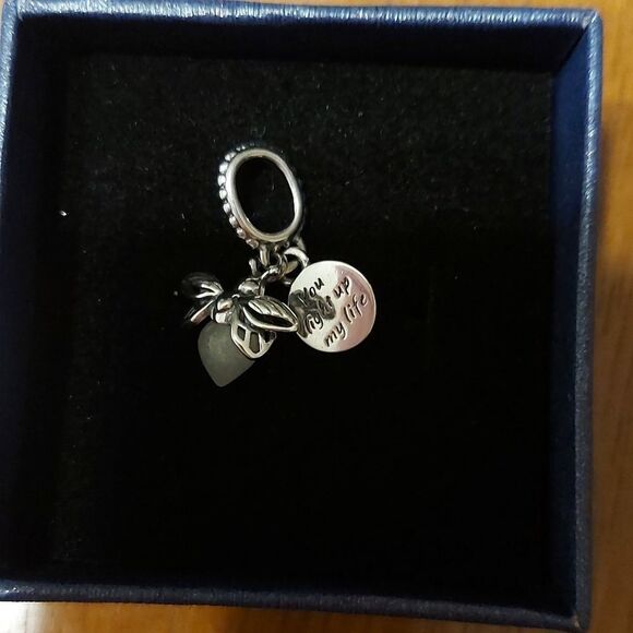 925 Silver Glow in the Dark Firefly Charm - Picture 2 of 8
